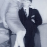 Gerhard Richter_ Helga Matura col fidanzato_ 1966_Olio su tela_205,3 x 105 cm. Düsseldorf, Stiftung Museum Kunstpalast© Gerhard Richter 2013