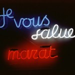 Ian Hamilton Finlay_ Ave, Marat_ Tubi al neon, plexiglas_ 46 x 61 x 9 cm. Berlino, Kewenig Galerie © Jan Hamilton, by SIAE 2013, Estate of Jan Hamilton Finlay, Courtesy Kewenig Galerie, Berlino. Ph Simon Vogel, Colonia