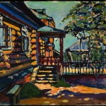 Vassily Kandinsky_ Senza titolo_ 1917_ Olio su tela, cm 27,5 x 31,5_ lascito Nina Kandinsky, 1981_ Service de la documentation photographique du MNAM Centre Pompidou, MNAM CCI© Centre Pompidou