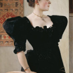 Gustav Klimt_Ritratto femminile_1894 circa_Olio su tela, cm 155 x 75. Vienna, Belvedere © Belvedere, Vienna