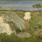 Giovanni Segantini_ L’Amore alla fonte della vita_ 1896_ olio su tela, 70 x 100 cm_ Milano, Galleria d’Arte Moderna