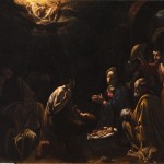 Antonio d’Enrico detto Tanzio da Varallo_Adorazione dei pastori_1605-1610 ca_olio su tela, 78 x 98 cm_Collezione privata